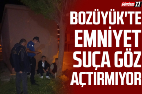 Bozüyük'te Emniyet Suça Göz Açtırmıyor