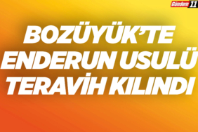 Bozüyük’te Enderun Usulü Teravih Kılındı