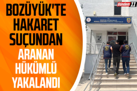 Bozüyük'te Hakaret Suçundan Aranan Hükümlü Yakalandı