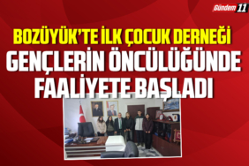 Bozüyük’te İlk Çocuk Derneği Gençlerin Öncülüğünde Faaliyete Başladı