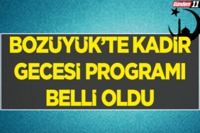 Bozüyük'te Kadir Gecesi Programı Belli Oldu