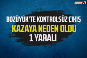 Bozüyük'te Kontrolsüz Çıkış Kazaya Neden Oldu