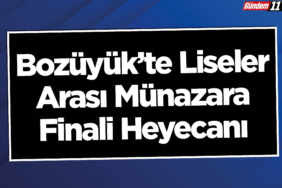 Bozüyük’te Liseler Arası Münazara Finali Heyecanı