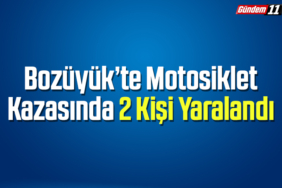 Bozüyük’te Motosiklet Kazasında 2 Kişi Yaralandı