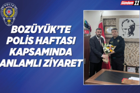 Bozüyük’te Polis Haftası Kapsamında Anlamlı Ziyaret