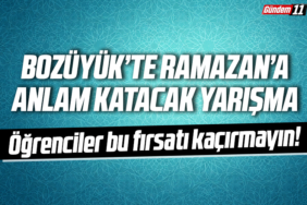 Bozüyük’te Ramazan’a Anlam Katacak Yarışma