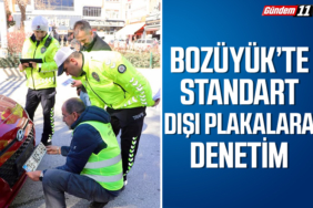 Bozüyük’te Standart Dışı Plakalara Denetim