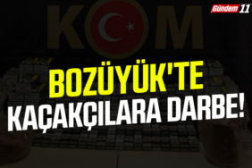 Bozüyük'te kaçakçılara darbe!