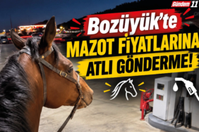 Bozüyük’te mazot fiyatlarına atlı gönderme!