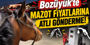Bozüyük’te mazot fiyatlarına atlı gönderme!