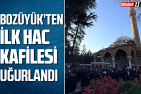 Bozüyük’ten İlk Hac Kafilesi Dualarla Uğurlandı