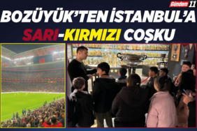 Bozüyük’ten İstanbul’a Sarı-Kırmızı Coşku