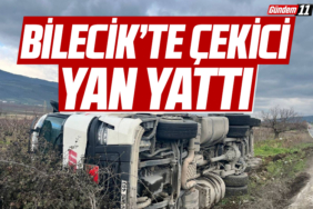 ÇEKİCİ DEVRİLDİ