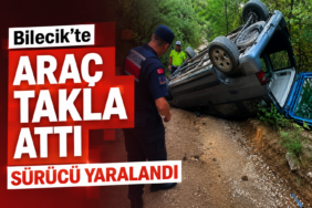 sürücü yaralandı