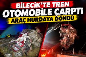 Araç hurdaya döndü