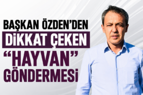 Başkan Özden’den Dikkat Çeken “Hayvan” Göndermesi