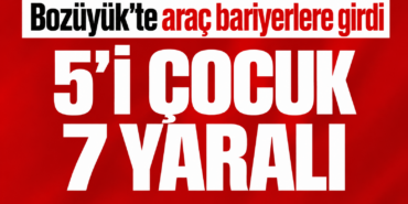 5'i çocuk 7 yaralı