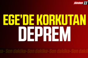 Ege’de 5.1 büyüklüğünde deprem