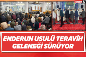 Enderun Usulü Teravih Geleneği Sürüyor
