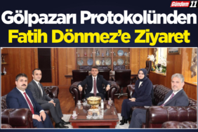 Gölpazarı Protokolünden Fatih Dönmez’e Ziyaret