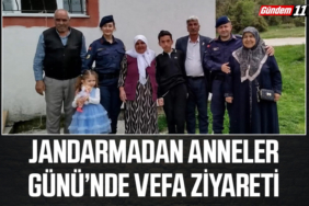 Jandarmadan Anneler Günü’nde Vefa Ziyareti