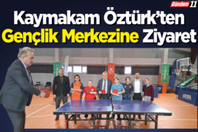 Kaymakam Öztürk’ten Gençlik Merkezine Ziyaret