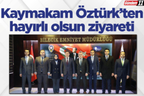 Kaymakam Öztürk'ten hayırlı olsun ziyareti