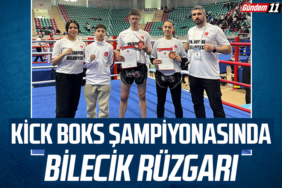 Kick Boks Şampiyonasında Bilecik Rüzgârı