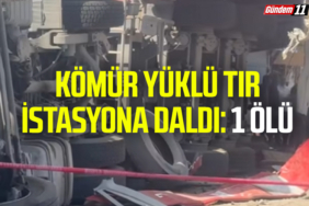Kömür Yüklü Tır İstasyona Daldı 1 Ölü