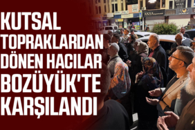 Kutsal Topraklardan Dönen Hacılar Bozüyük'te Karşılandı