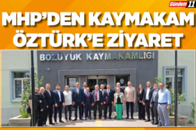 MHP'den Kaymakam Öztürk’e Ziyaret