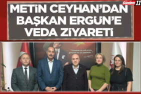 Metin Ceyhan’dan Başkan Ergün'e Emeklilik Ziyareti
