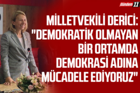 Milletvekili Derici Demokratik olmayan bir ortamda demokrasi adına mücadele ediyoruz