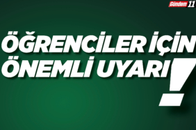 Öğrenciler için önemli uyarı!