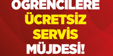 Öğrencilere Ücretsiz Servis Müjdesi