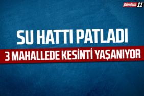 SU HATTI PATLADI