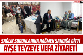 Sağlık Sorunlarına Rağmen Sandığa Gitti