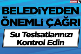 Su Tesisatlarınızı Kontrol Edin