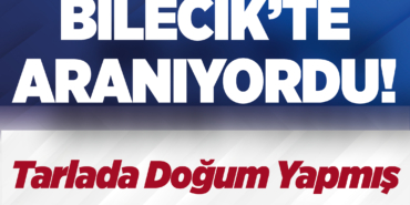 Tarlada Doğum Yapmış