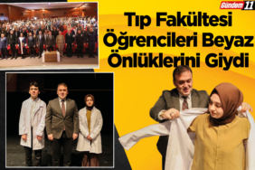 Tıp Fakültesi Öğrencileri Beyaz Önlüklerini Giydi