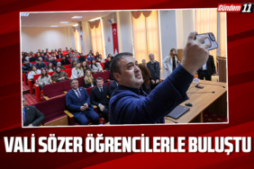 Vali Sözer öğrencilerle buluştu