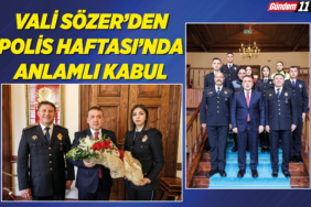 Vali Sözer’den Polis Haftası’nda Anlamlı Kabul