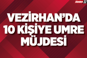 Vezirhan’da 10 Kişiye Umre Müjdesi