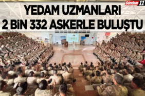 YEDAM Uzmanları 2 Bin 332 Askerle Buluştu