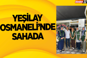 Yeşilay Osmaneli’nde Sahada