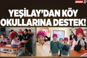 Yeşilay’dan Köy Okullarına Destek!