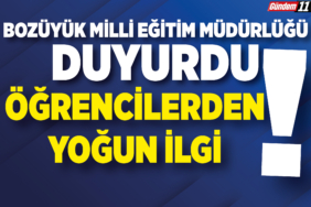 öğrencilerden yoğun ilgi