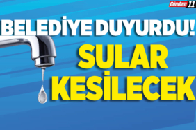 sular kesilecek